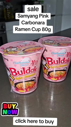Samyang Pink Carbonara Ramen Cup: Delicious & Easy Meal