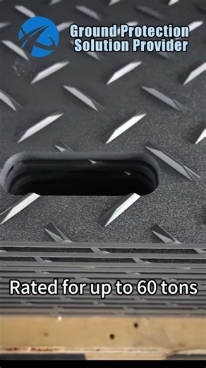 Why Construction Sites Use Ground Protection Mats? 🏗️🛣️#uhmwpe #plasticsheet #groundmaintenance