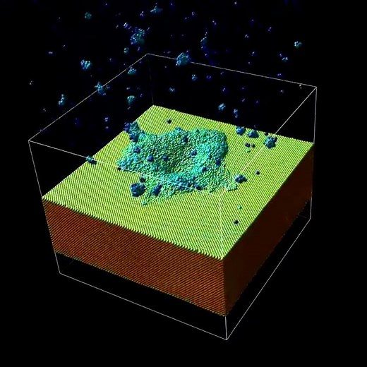 Simulation of a laser ablation process