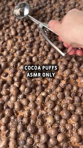 Some Cocoa Puffs asmr for your Sunday! Now I’m craving a bowl 🥣 Link in bio for our slime shop ❤️ | Slimeshadyshop