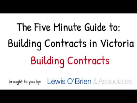 5 Minute Guide Building Contracts