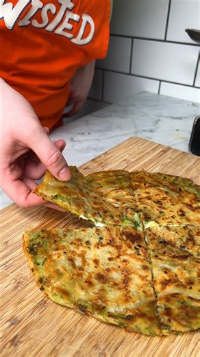 Spring Onion Pancake Quesadilla 😍 | Twisted