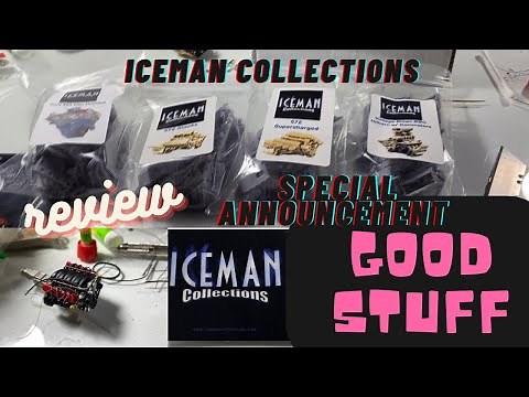 ICEMAN COLLECTIONS 3D PRINTED RESIN ENGINE REVIEW AND SPECIAL ANNOUNCEMENT!!!