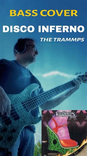 Disco Inferno - The Trammps (bass cover) #discomusic #bassplayer #RonnieBaker #sadowskybass
