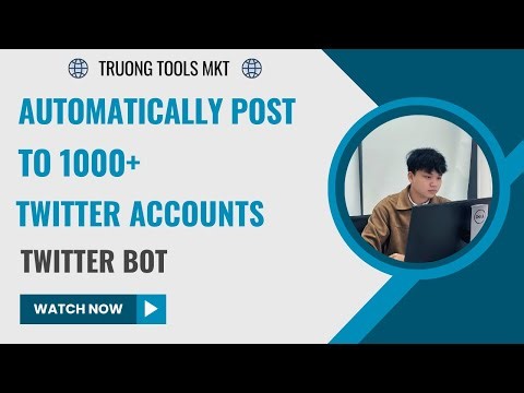 Automatically Post to 1000+ Twitter Accounts | Twitter Bot