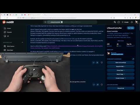 connecting a steam controller in 2024