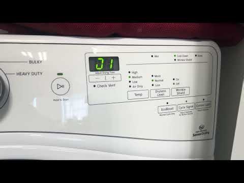 Whirlpool Duet Dryer - End Tone