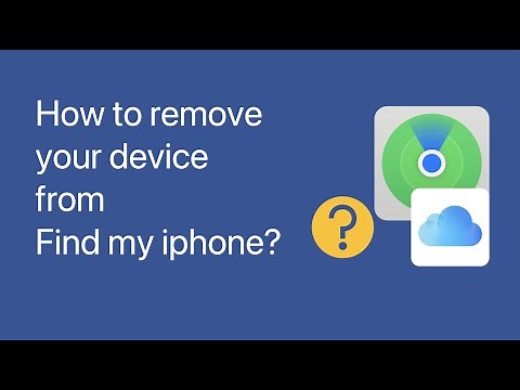 How to remove device from Find My iPhone or iCloud ?