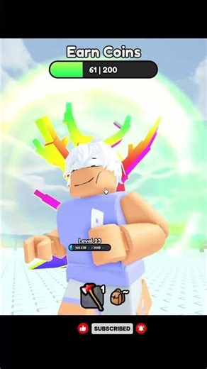 Chopping Down a Tree With a Blunt Axe?! When Does It Fall 🌳 (Part 1) #robloxshorts