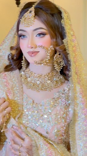 Pakistani Bridal Makeover 🤍🤍🤍 | Tania's makeover