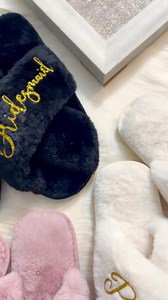 Fluffy Bride Bridesmaid Slippers, Fuzzy Bridal Party Slippers, Bridal Party Gift, Bridal Slipper, Bridesmaid Gifts, Honeymoon Fluffy Slipper - Etsy