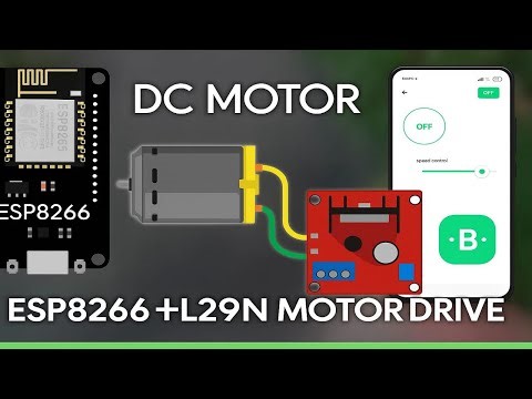 DC Motor Speed Control using ESP8266 NodeMCU, L298N & Blynk App | IoT Project