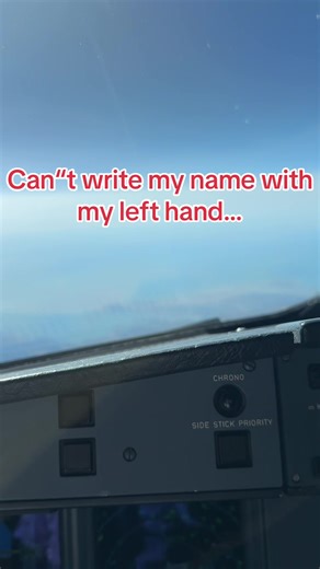 Controlling a Large Aircraft with My Left Hand