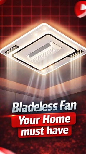 Ceiling Fan Without Blades?! Smart Bladeless Fan Technology