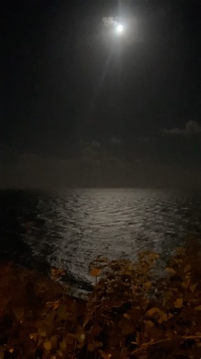 🌕 Magical Full Moon at the Strait of Dover 🇬🇧 | Moonlit Sea Night | #shorts #nightscape #night
