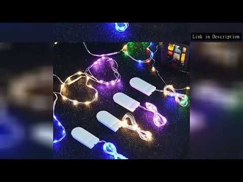 5/10pcs Copper Wire LED String Lights Battery Operated Holiday Lighting Fairy Garland for Christmas