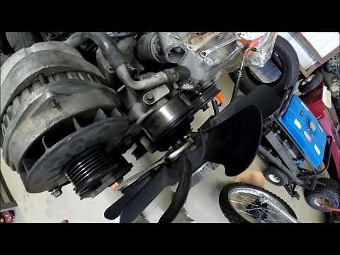 Remove stuck fan clutch make your own tool - DIY Auto Mechanics