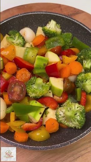 Air-fryer vegetables: a healthy and delicious recipe! #airfryer #healthfood