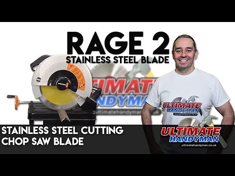 Stainless steel cutting chop saw blade | Rage 2 stainless steel blade