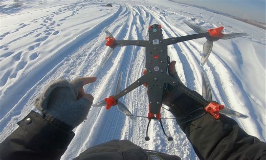 【兔蛋试飞】翼飞 山海 CineLR 7 户外飞行测试 信号问题已解决 竖屏