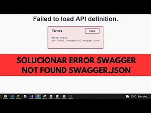 Cómo solucionar el error "fetch error not found /swagger/v1/swagger.json" al subir app c# al…  - Partner