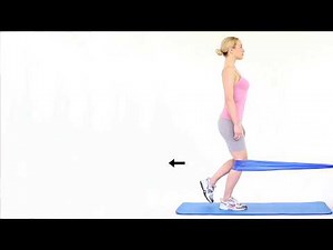 VMO Single leg inner range quadriceps with band