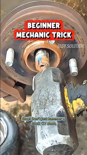 How to Safely Remove a CV Shaft Without Damaging Threads & Easy Knuckle Removal from Strut