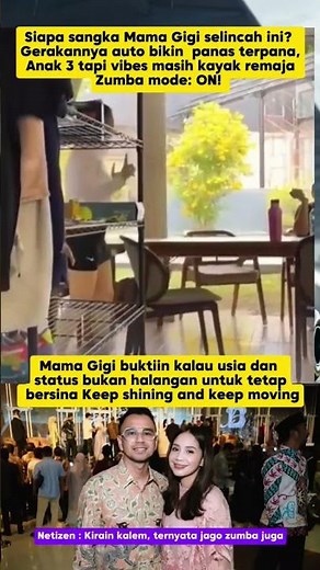 Mama Gigi Bikin Pangling! Jago Zumba, Gerakannya Lincah Banget #nagitaslavina1717 #artis