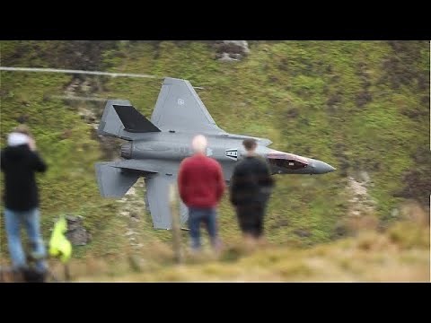 MACH LOOP - F35s with Some Surprise Visitors - 4K
