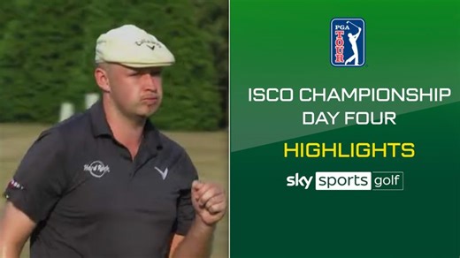 ISCO Championship: England's Harry Hall wins first PGA Tour title after five-way play-off drama