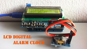 LCD Digital Alarm Clock