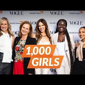 Vogue Australia x World Vision Australia I 1000 Girls I International Day of the Girl #1000girls