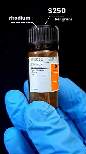 The Most Expensive Metal You’ve Never Heard Of || rhodium #minerals