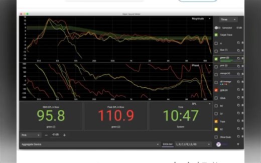 Opensoundmeter1.2.3中文操作手册 beta1.1免费音频电声学测量声场测试调音rta频谱仪软件