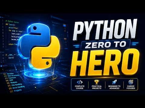 L-2 | Introduction to Python | Python for Beginners – Full Course [2026]