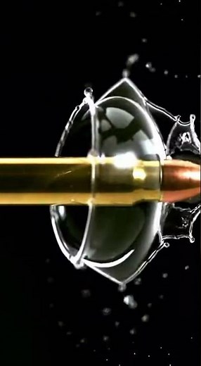 Bullet vs Water Droplet – Epic Slow Motion #shorts #asmr