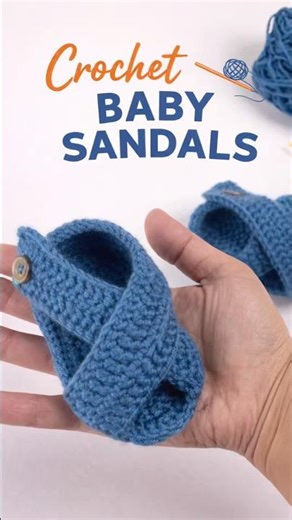 Cute Baby Sandals in Minutes 🧵