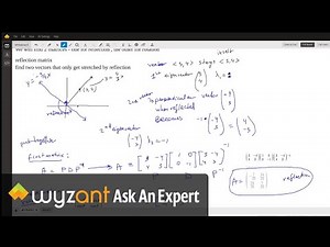 linear algebra reflection and rotation matrices, linear transformation matrices