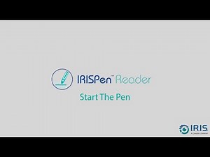 IRISPen Reader 8 - How to start the product