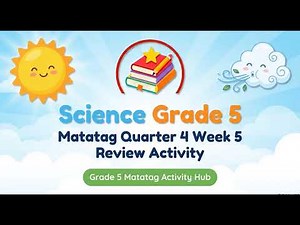 MATATAG CURRICULUM SCIENCE 5 QUARTER 4 WEEK 5 REVIEW ACTIVITY