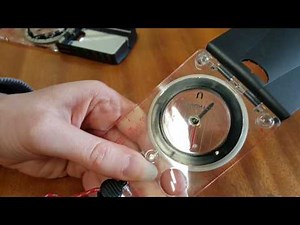 The geological compass - parts description