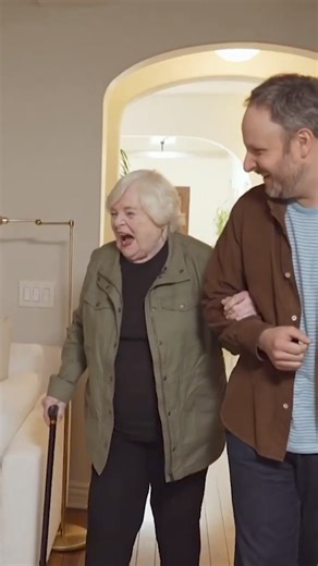 Thelma, meet Thelma 👵🏻 The 103-year-old woman that inspired #ThelmaMovie, director Josh Margolin’s real-life grandma (who is actually named Thelma Post), met June Squibb for the first time on CBS Sunday Morning. | Magnolia Pictures