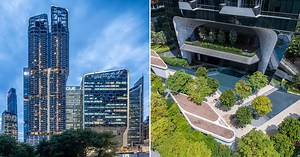 UNStudio completes both 'V on shenton' and 'the scotts tower' in singapore