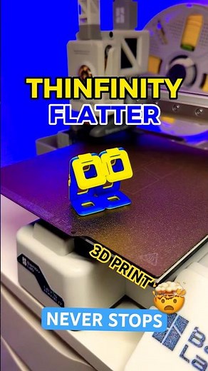 This 3D Print Never Stops Folding 😳