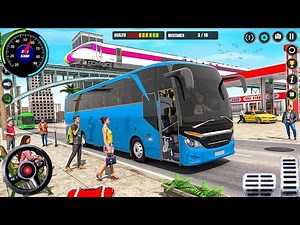 Real Coach Bus Driving 3D - New CityBus Drive Simulator 2025 Android Gameplay