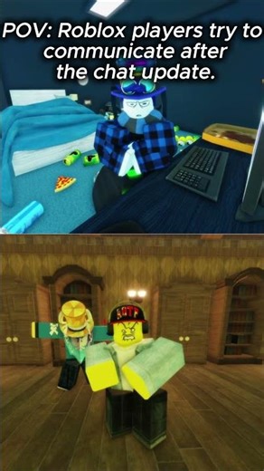 POV :Roblox players try to communicate after the chat update #roblox #memes #rblx #robloxedit