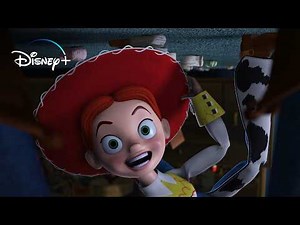 Toy Story 2 - Woody Meets Jessie, Bullseye, and Stinky Pete (Movie Clip)