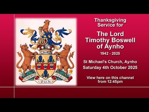 The Lord Timothy Boswell of Aynho