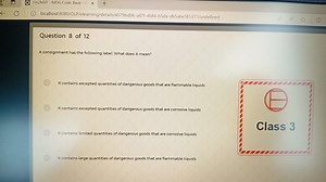 A consignment has the following label. What does it mean?[Ima... | Filo