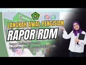 How to Set Up a Digital Madrasah Report Card || Preparation for the 2025/2026 Odd Semester RDM